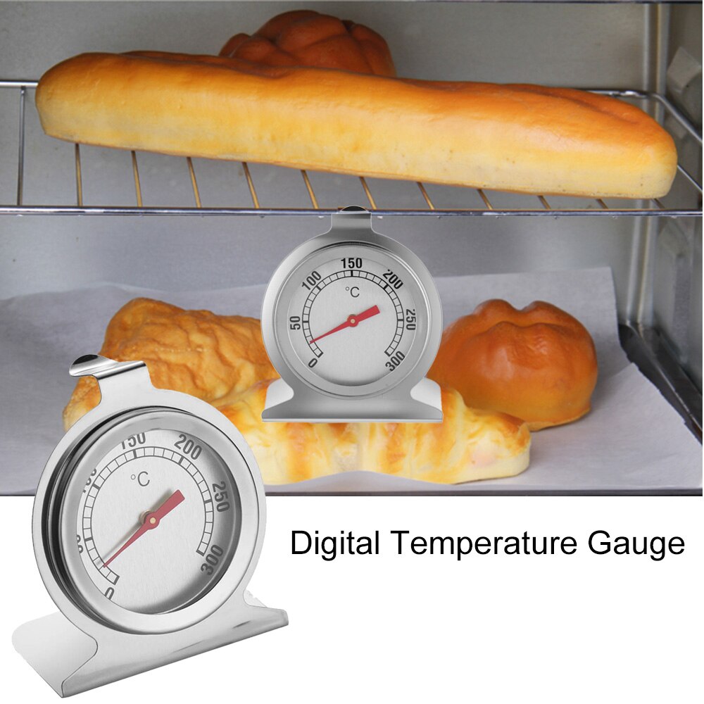 Rvs Digitale Dial Oven Thermometer Classic Voedsel Vlees Temperatuur Gauge Keuken Gage Koken Gereedschap