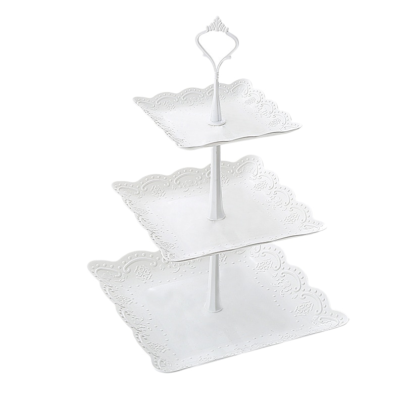 3 Tier Cupcake Display Stand Dessert Tower Fruit Tray For Wedding Birthday Party Decoration Candy Bar Dessert: Default Title