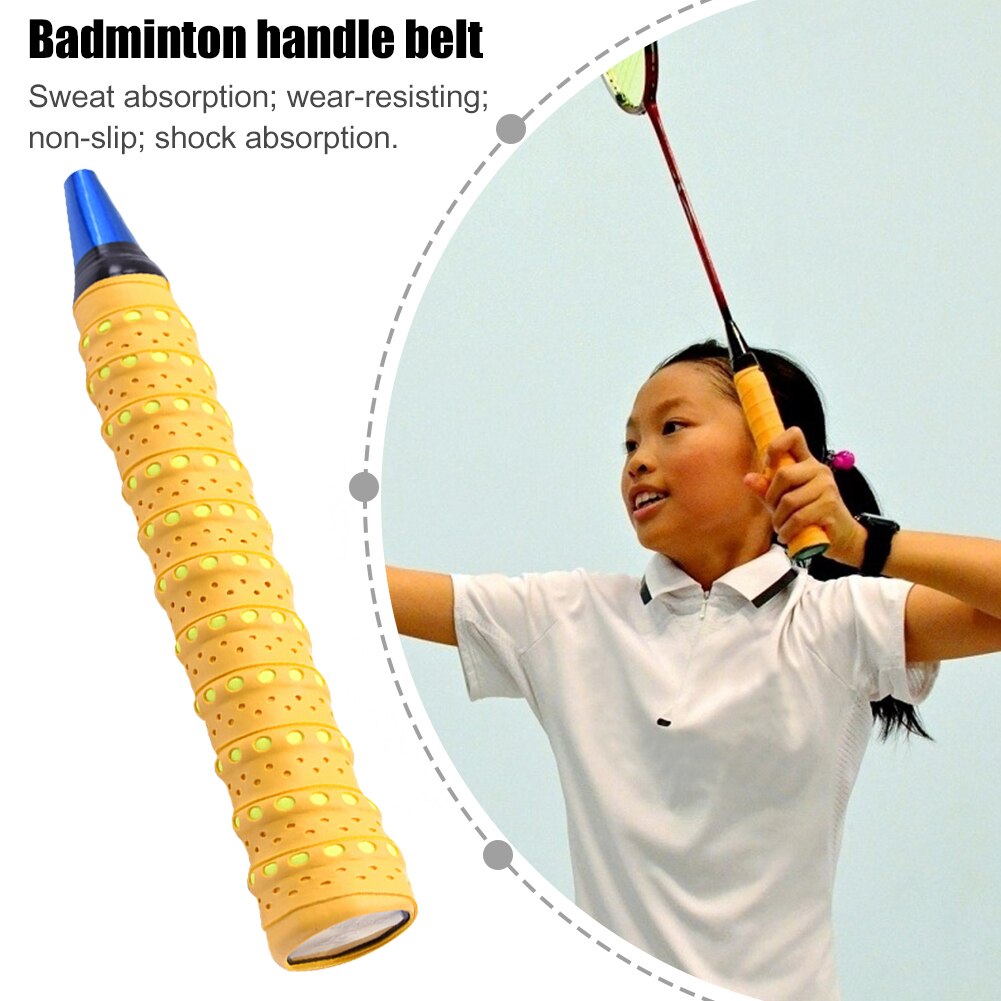 Badminton Squash Bal Racket Handvat Cover Strip Dubbele Kleur Badminton Overgrips Zweetband Tennis Tape Hand Grip Band