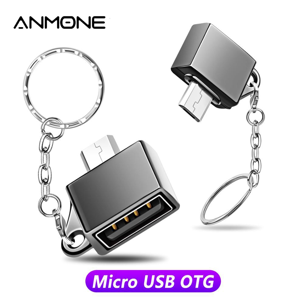 Anmone Micro Usb Otg Adapter Android Micro Converter Voor Mobiele Telefoon Tablet Micro Kabel Otg Plug Lading Data Schijf Connector
