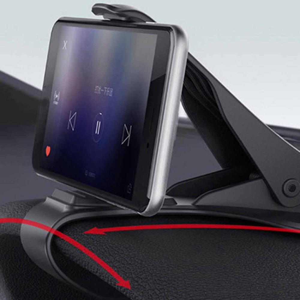 Universal vagga justerbar gps hållare nav instrumentbräda telefon mount smartphone gps navigation svart bilhållare stöd