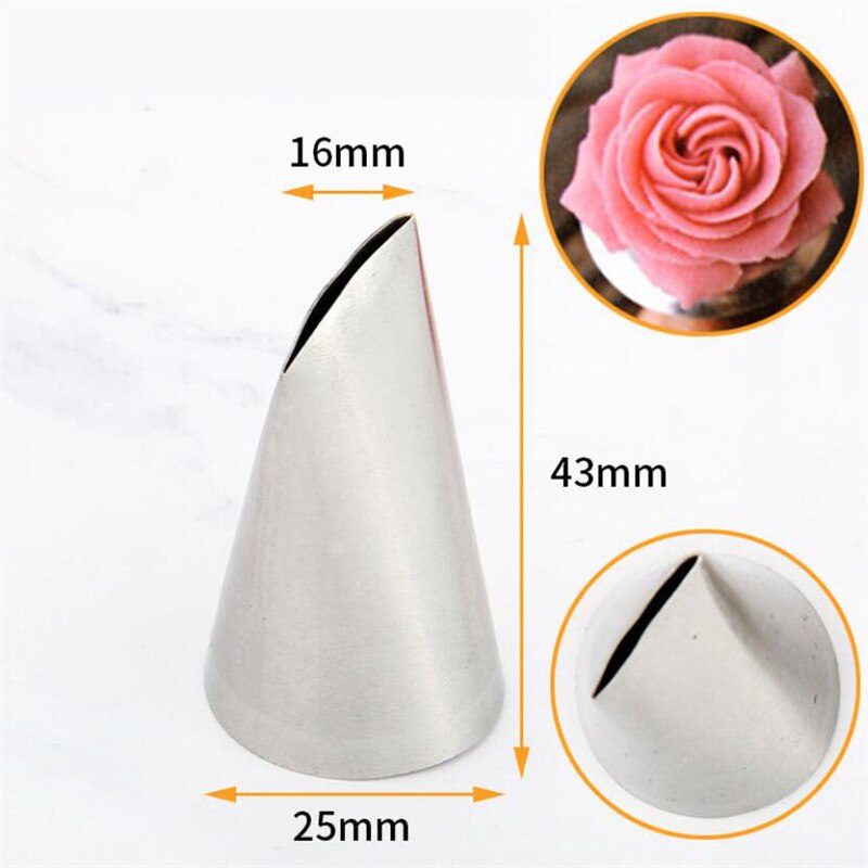 124K Rozenblaadjes Icing Piping Nozzles Cake Decorating Pastry Tip Sets Fondant Cake Tools