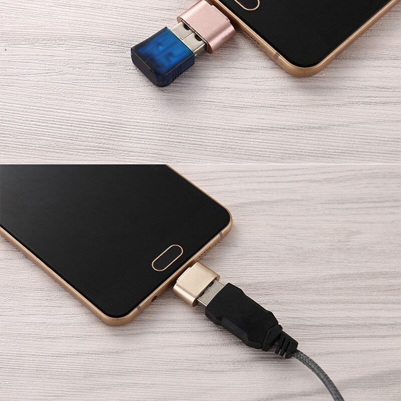 2Pcs USB Type C OTG Adapter voor Huawei Honor 9 10 V10 P9 P10 P20 P30 Mate 9 10 20 X Pro Lite Nova 3 4 USB-C OTG Data Converter