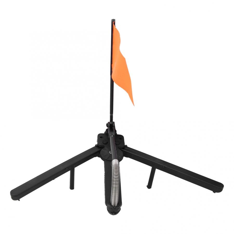 1 Pcs Automaticly Winter Ice Fishing Rod Tip-up with Spool Foldable Marker Flag for Winter Fishing Accessories