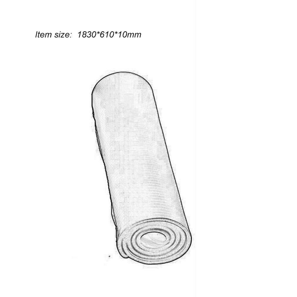 Universelle, verdickte schaumstoff-yogamatte, 10mm zoll dick, gymnastikmatte für bodybuilding, strapazierfähige sporttrainingsmatte