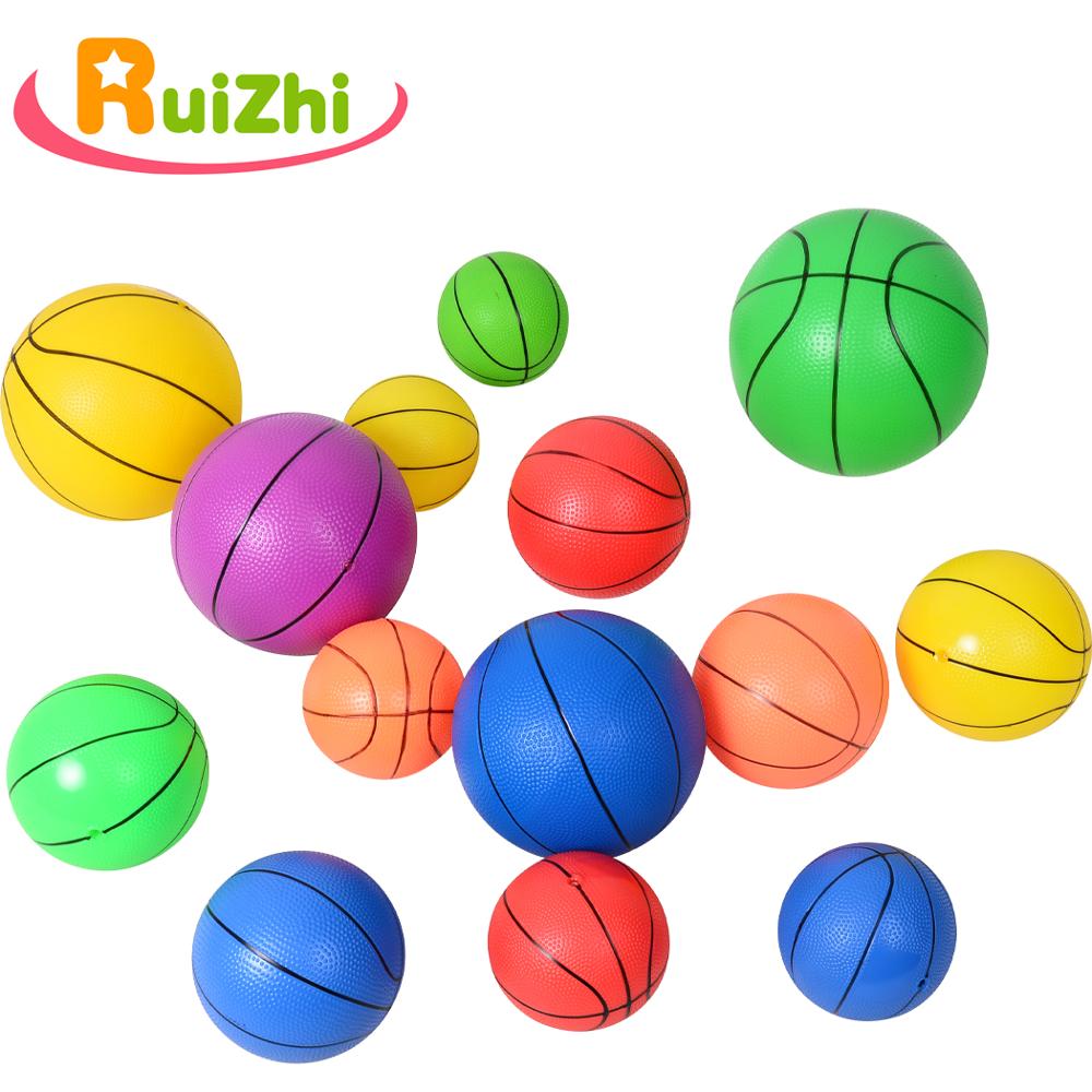 Ruizhi Per Bambini Gonfiabile In Pvc Palla Mini Basket Del Capretto di Calcio Polso Esercizio Palla di Gomma Pallone Da Spiaggia di Sport di Gioco Giocattoli RZ1043