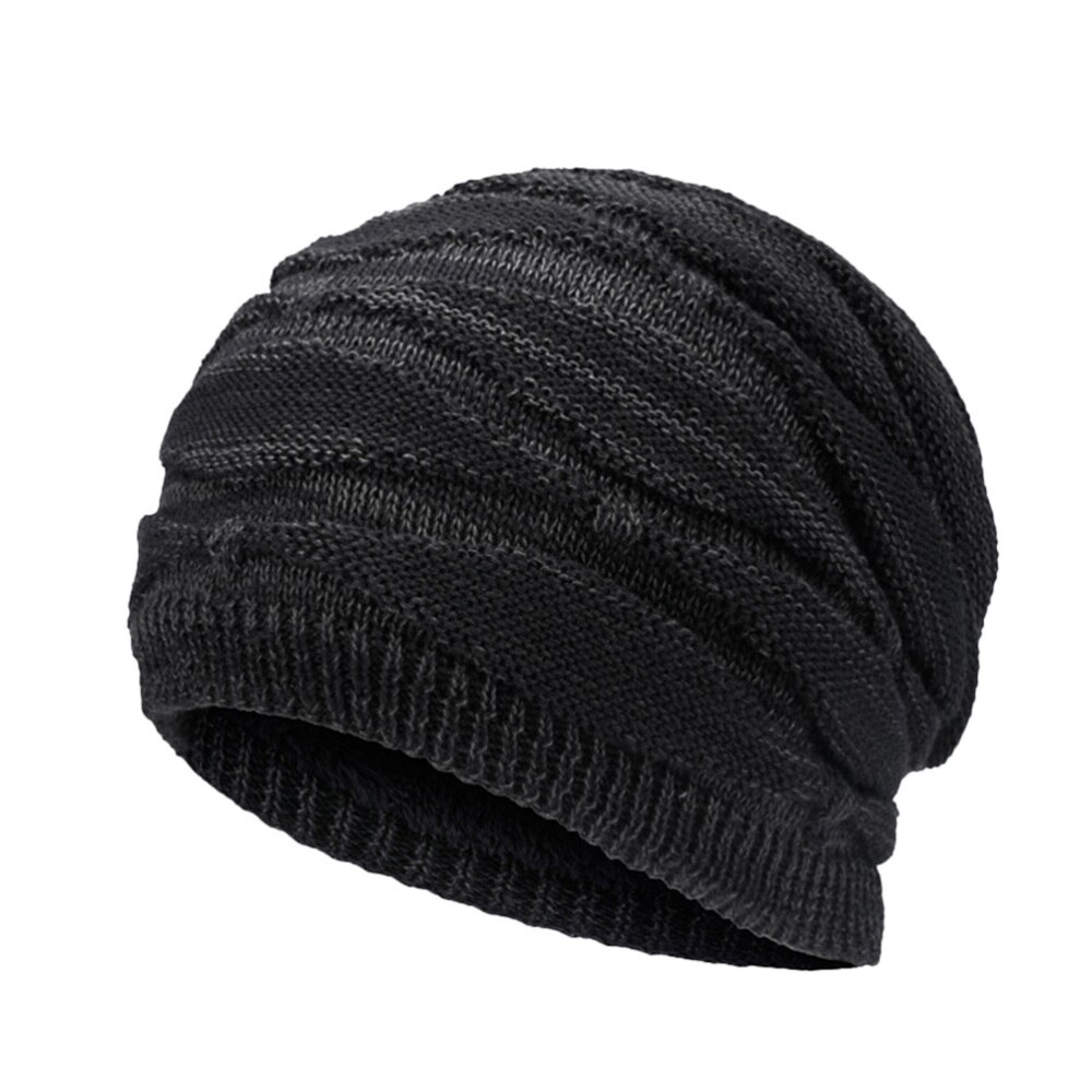 Unisex Knit Hat - Thick Soft Winter Headwear - Warm Wool Ski Cap for Men: Default Title