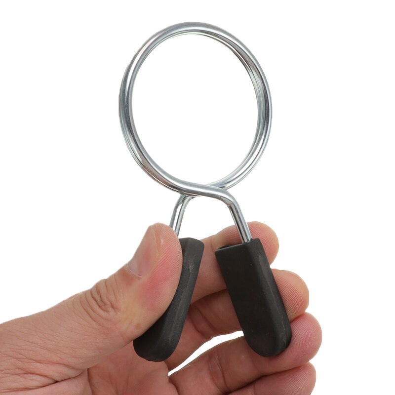 1/2 Pieces 50mm Barbell Gym Weight Bar Dumbbell Lock Clamp Spring Collar Clips Training Fitness Weight Lifting Accessories