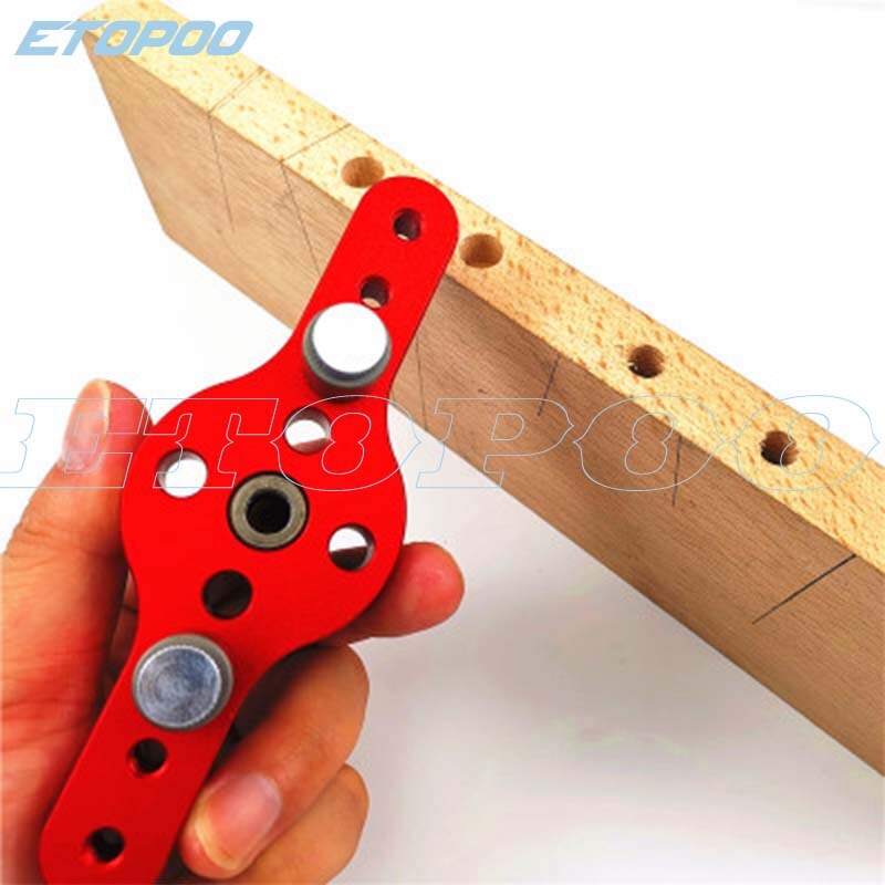 Woodworking Pocket Hole Jig 6/8/10mm Self-centering Vertical Doweling Jig Drill Guide for Locator Hole Puncher Carpentry Tools