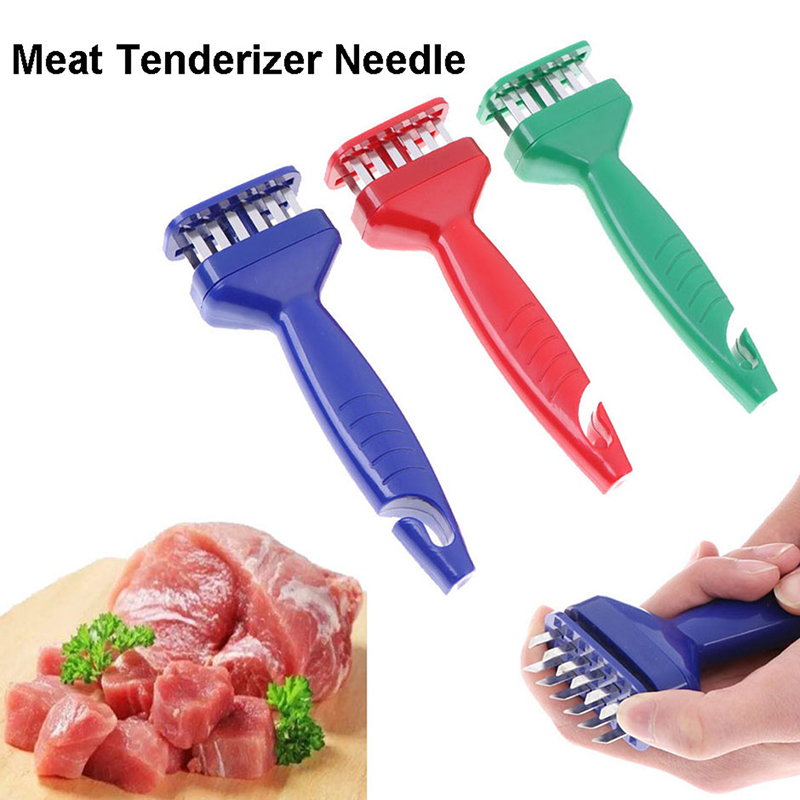 Aguja para tender carne, utensilio de cocina de acero inoxidable, utensilio para barbacoa