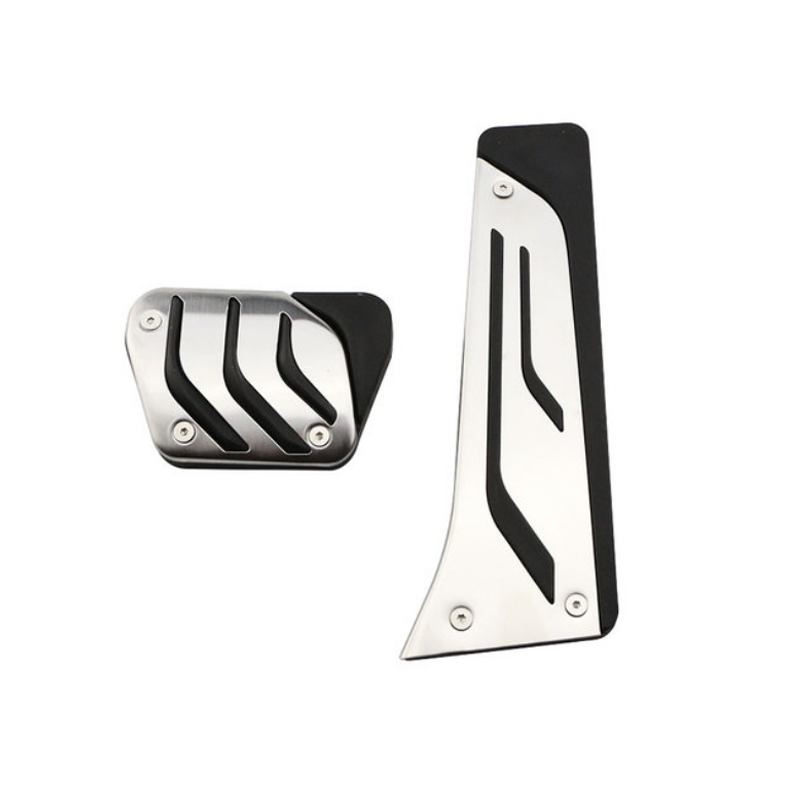 Para BMW 1 2 3 4Series M3 M4 E87 E90 F20 F21 F30 F32 F36 F80 F82 Pedal de freno acelerador pedales de combustible para coche: Negro