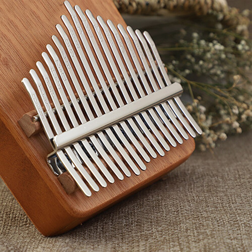 Kalimba de 17 teclas, Piano de pulgar africano, instrumento Musical portátil de madera