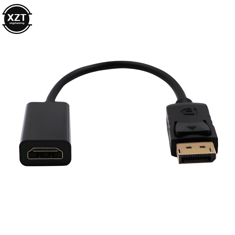 1080p DP to HDMI Adapter Display Port to HDMI Cable Displayport Adapter Converter Male to Female for HDTV Projector PC