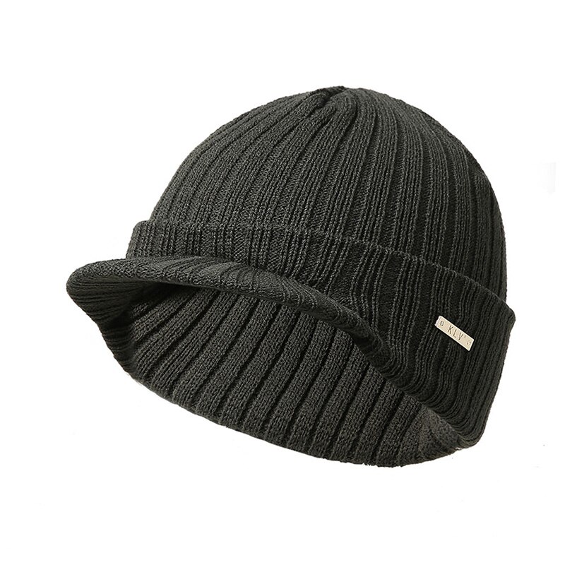 Gorro Sencillo cálido Hombre Mujer Sombrero Otoño Invierno Casual sólido Unisex Rayas Tejidas Visores Suaves Gorras De esquí Deportivo