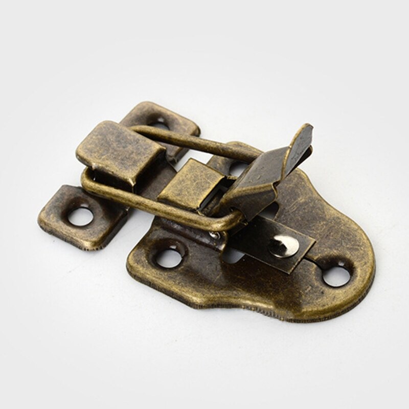 Antique brass Silver Golden Heavy Duty Trunk Toggle Catch Jewelry Chest Wooden Wine Box Case Suitcase Hasp Latch Lock 40x62mm