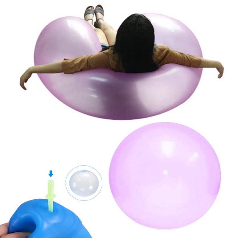 XL L M S Inflatable Soft Water FilIed Bubble Ball Blow up Summer Outdoor Fun Games For Party Pool Bath Ballon Toys Playball