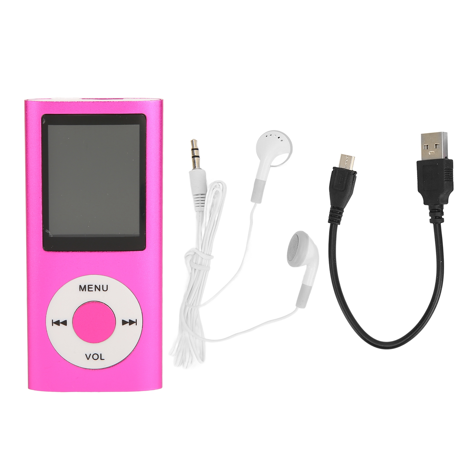 LCD Player 1.8in Player Support Memory Card Ultra Thin LCD MP3 Player with Bluetooth for Students Running Walking MP3 Player: Default Title