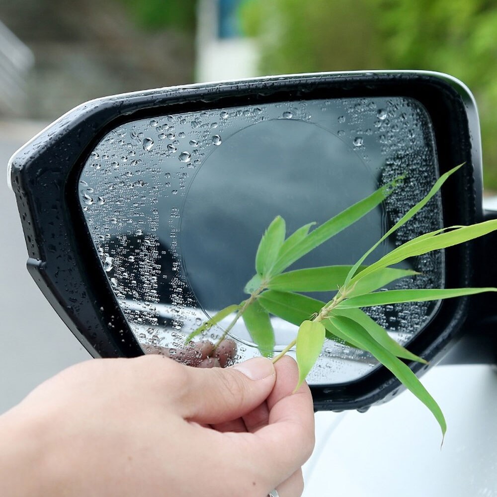 Dsycar bil regnfilm bakspejl beskyttende film anti-tåge membran anti-refleks vandtæt regntæt bilvindue klar sikrere