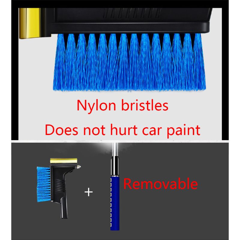 Auto lumilapio talvi auto lumijääkaavin sisäänvedettävä ikkunanpoisto harja lapio poistoharja talvityökalu