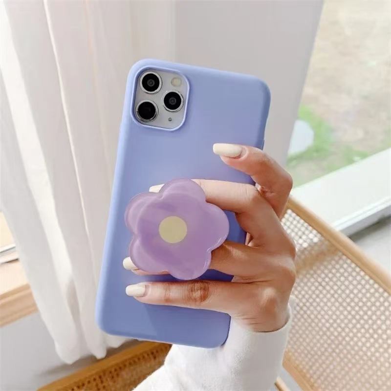 1PC Universele Opvouwbare Telefoon Grip Bloem Mobiele Telefoon Houder Mobiele Griptoks Mini Vinger Ring Stand voor Meisje Vrouwen Kickstand