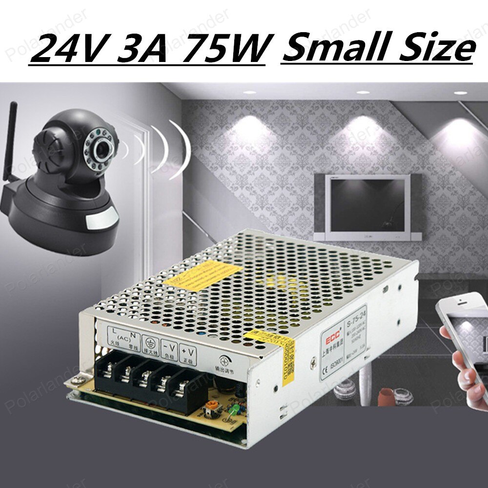 75 w 24 v 3A Schakelende Voeding Driver voor LED Strip AC