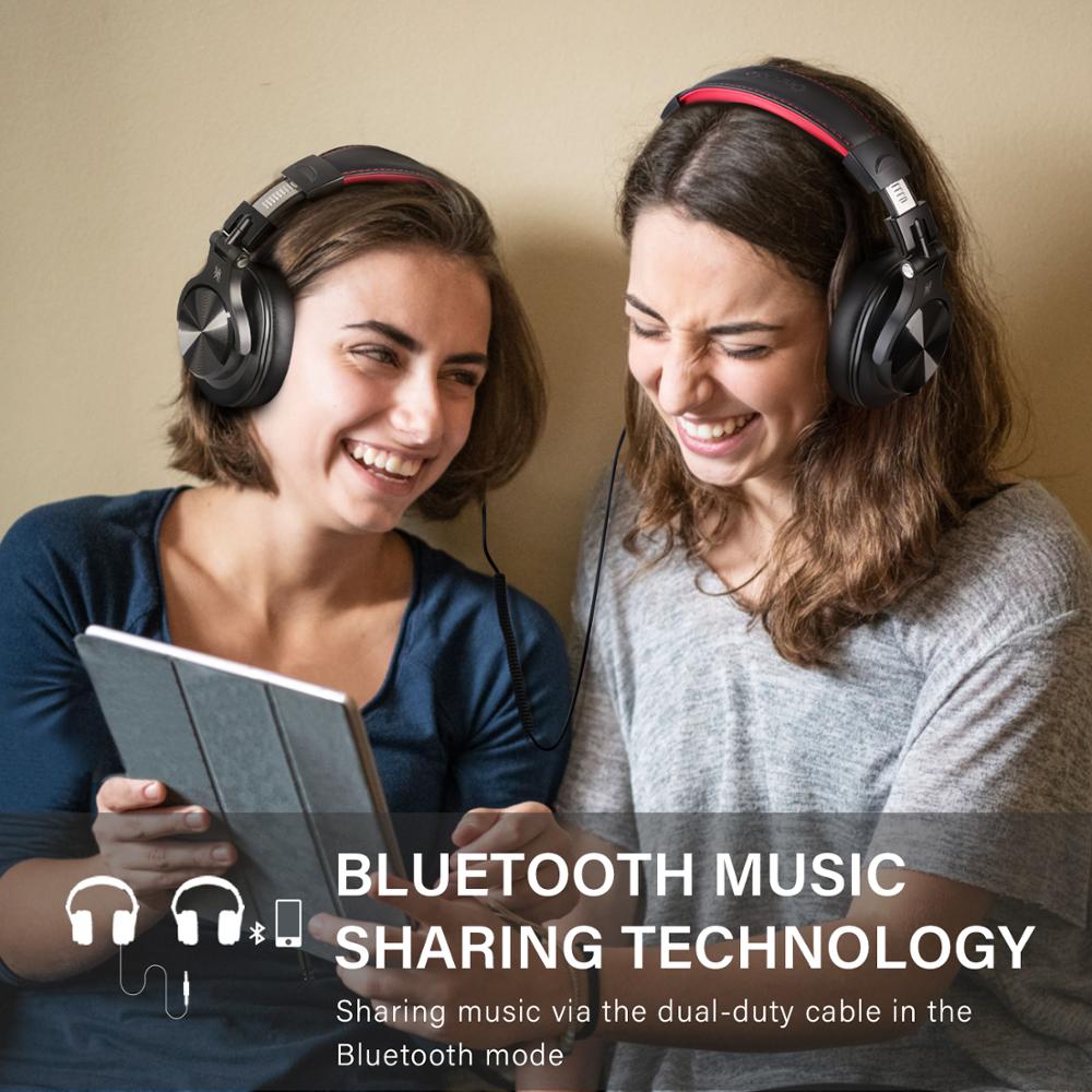 Oneodio A70 inalámbrico Bluetooth 5,0 auriculares con cable auriculares de DJ y estudio portátil auriculares para Monitor de registro