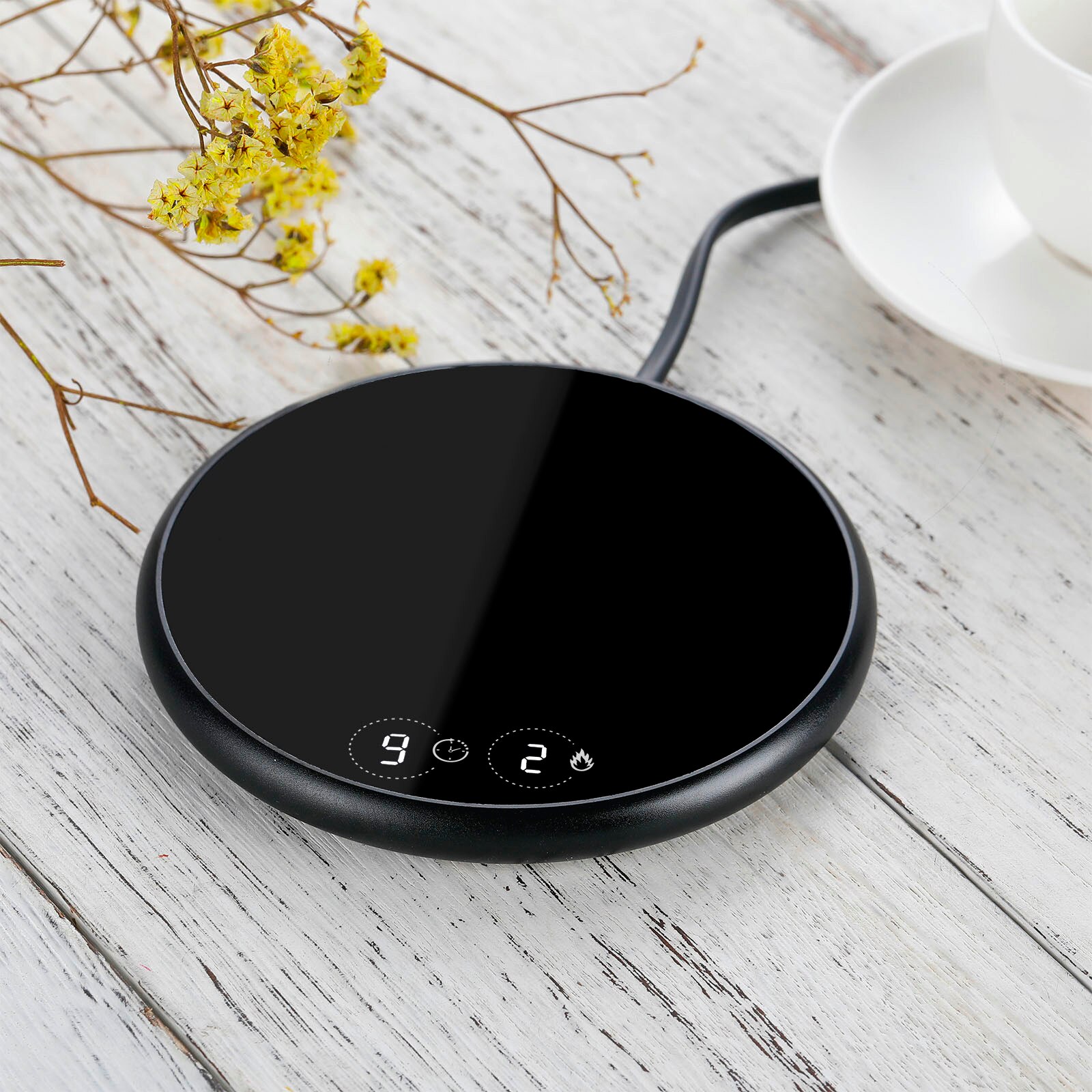 USB Electric Powered Cup Warmer Heater Pad Heating Plate Coffee Tea Milk Mug Plug Household Office Desktop Supplies