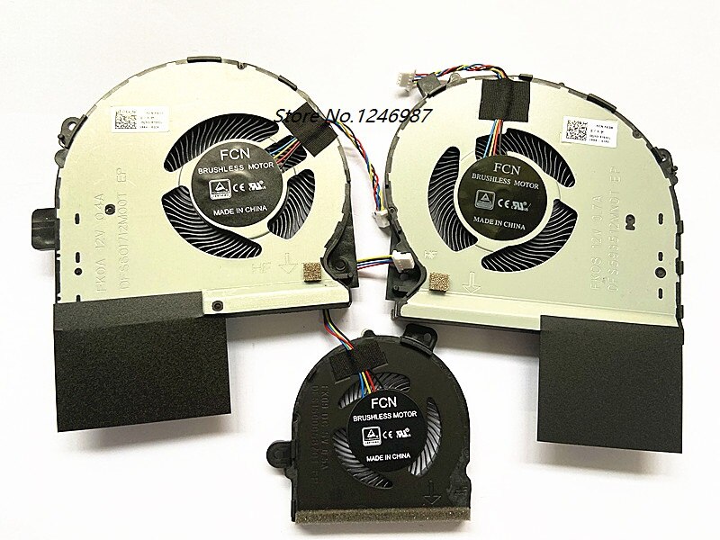 Cpu Gpu Fan Voor Asus GL703 GL703GS S7B Laptop Cooling Koeler Fan FK09