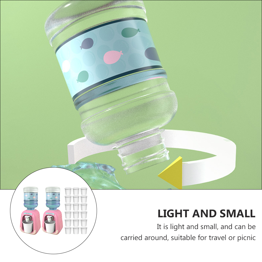 1 Set of Mini Water Dispenser Simulated Water Dispenser Children Mini House