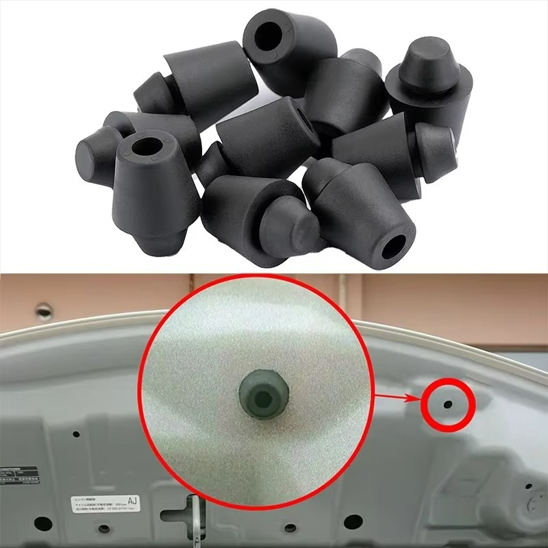 Autodeur Schokabsorberende Pakking Zwarte Rubberen Pads Autodeur Dempers Stickers Autodeur Accessoires