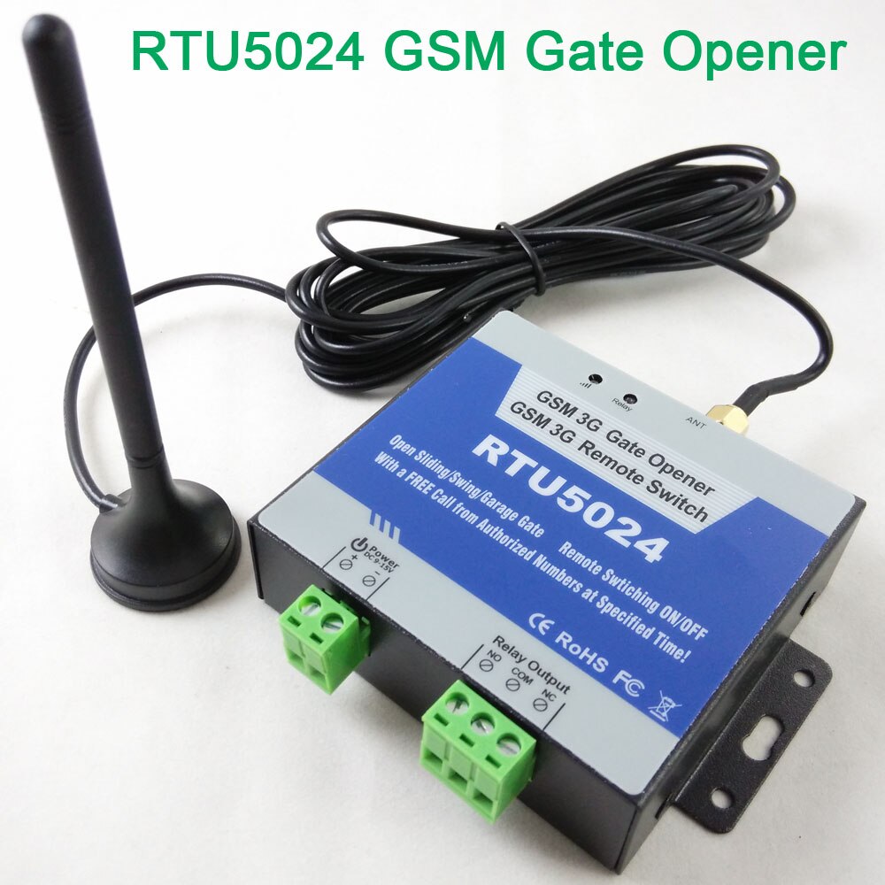 RTU5024 GSM Gate Opener Relais Schakelaar Afstandsbediening Toegang Draadloze Deuropener Door Gratis Call App ondersteuning
