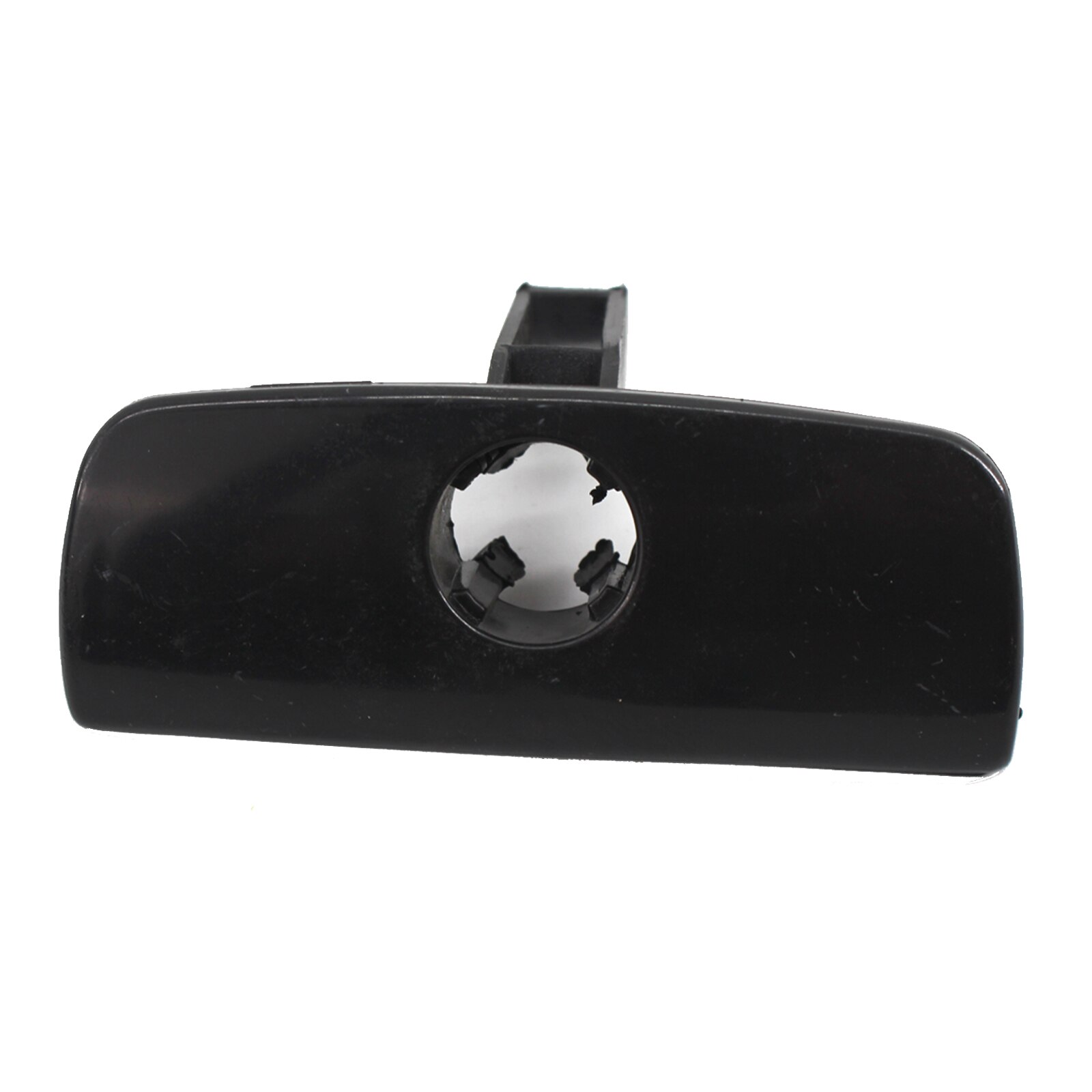 Boîte à gants en plastique pour VW Passat B5, couvercle de voiture avec tirette de poignée de verrouillage ouvert avec trou, boîte à gants à verrouillage automatique noir/gris/Beige: Black