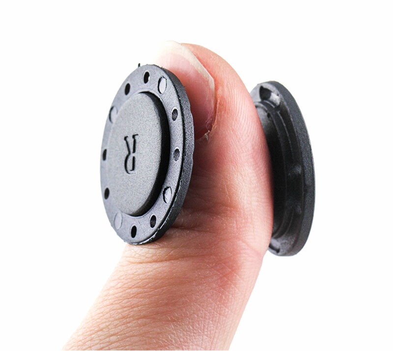 10sets White Black Plastic Nylon Magnetic Snap Button for Bag Handbag Sewing