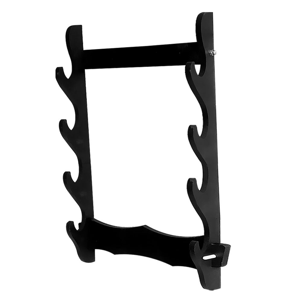 Zwaardhouder Wandmontage Zwaardstandaard Display 12-Tier Houten Katana Houder Meerlaagse