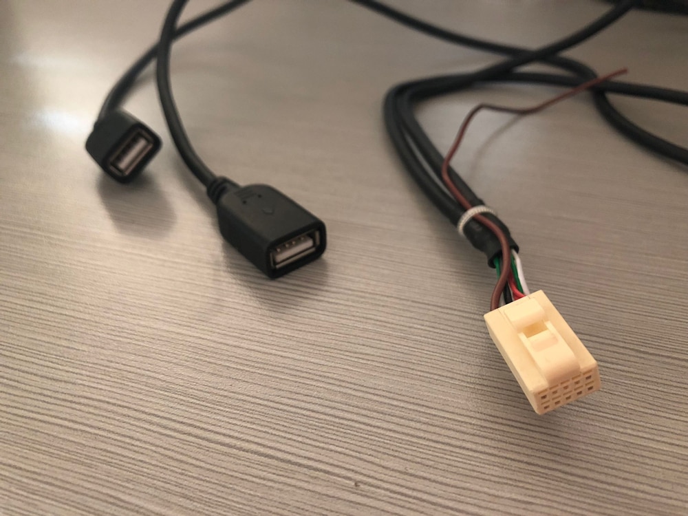 USB kabel für Android Auto Radio lange usb kabel doube USB Kopf Einheit 10Stift stecker