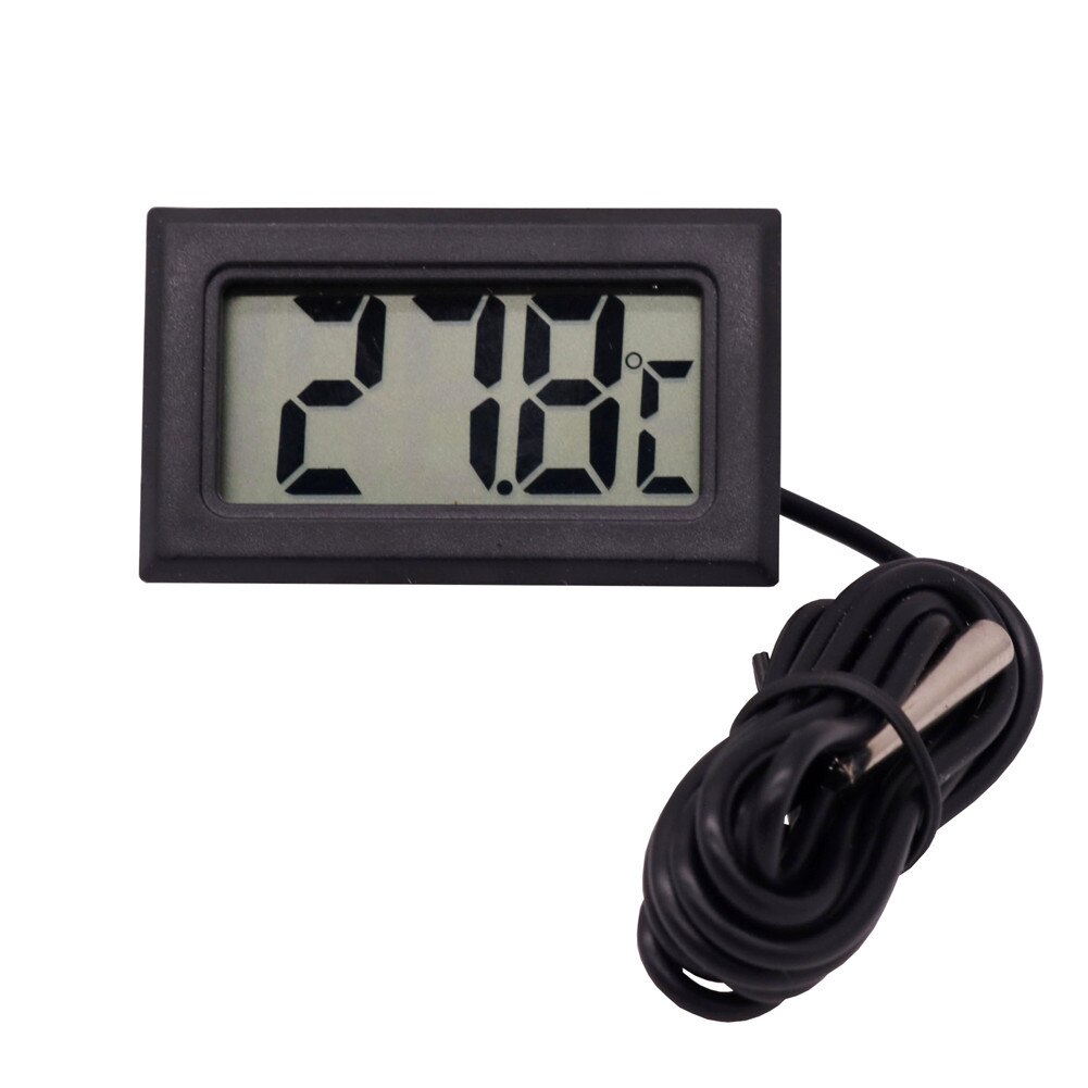 10 stk 1.5v elektronisk digitalt termometer uden batteri minus 50 grader celsius  - 110 grader celsius kæledyrsakvarie