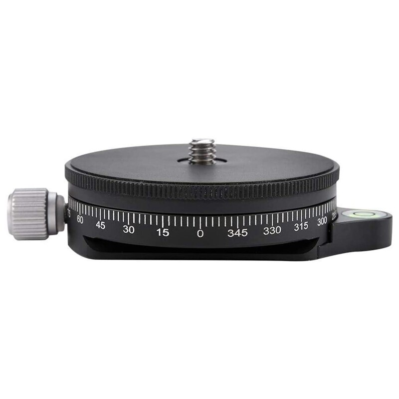 Statiefvoet 360 ° schijf statief snelkoppelingsplaat panoramavoet kopklem voor dslr spiegelloze camera digitale camera