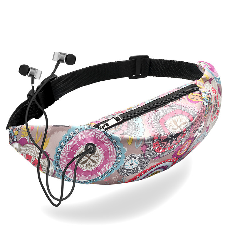 UOSC Brand Colorful Waist Bag Waterproof Travelling Fanny Pack Mobile Phone Waist Pack For Women Belt Bag: 16