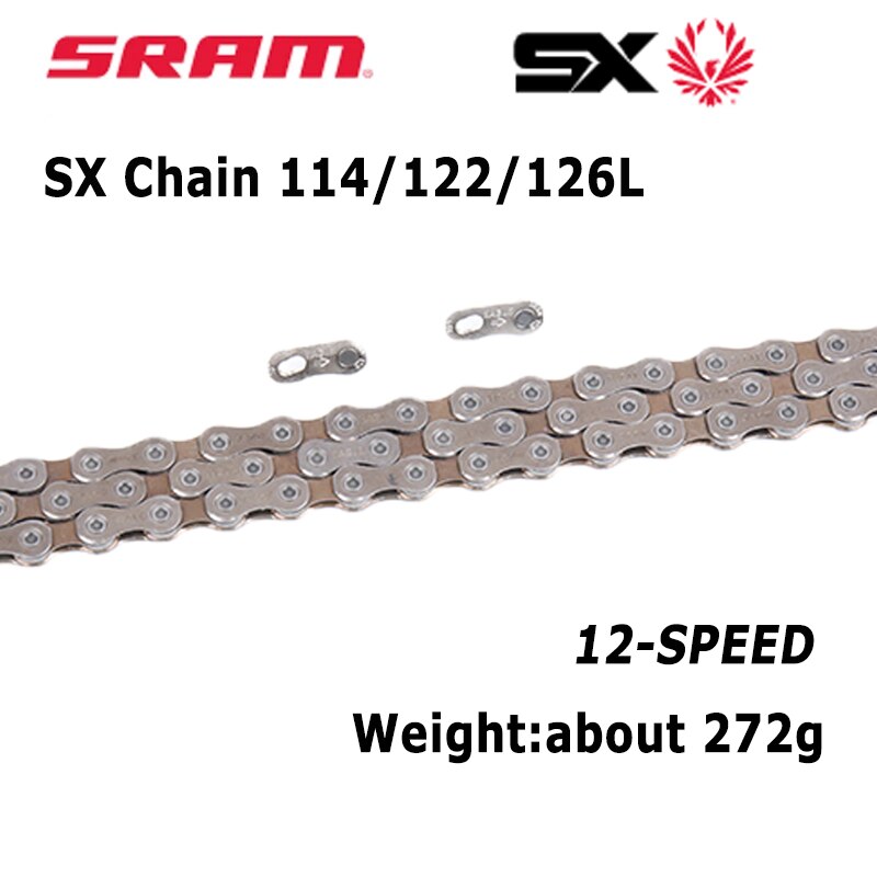 SRAM SX EAGLE 12 Speed 1x12 MTB Bicycle Chain 114L 122L 126L Links with Power Lock Quick Link Cycling outdoor sports in bulk