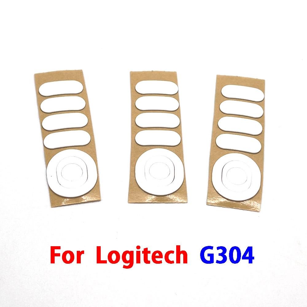 1-10Sets Mouse feet skates mouse pads legs connector for Logitech G304 Black White 0.6MM