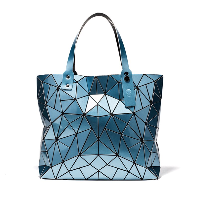 Lovevook Vrouwen Handtassen Luxe Tassen Schoudertassen Voor Dames Grote Tassen Voor Werk Geometrische Patroon: Sky Blue