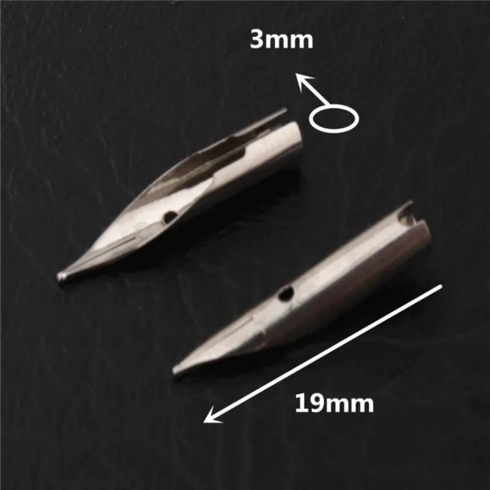 Pluma estilográfica Universal 0,38, plumas de tinta dorada de iridio, recambios estándar para Escribir caligrafía, muchos artículos de papelería, 5 uds.