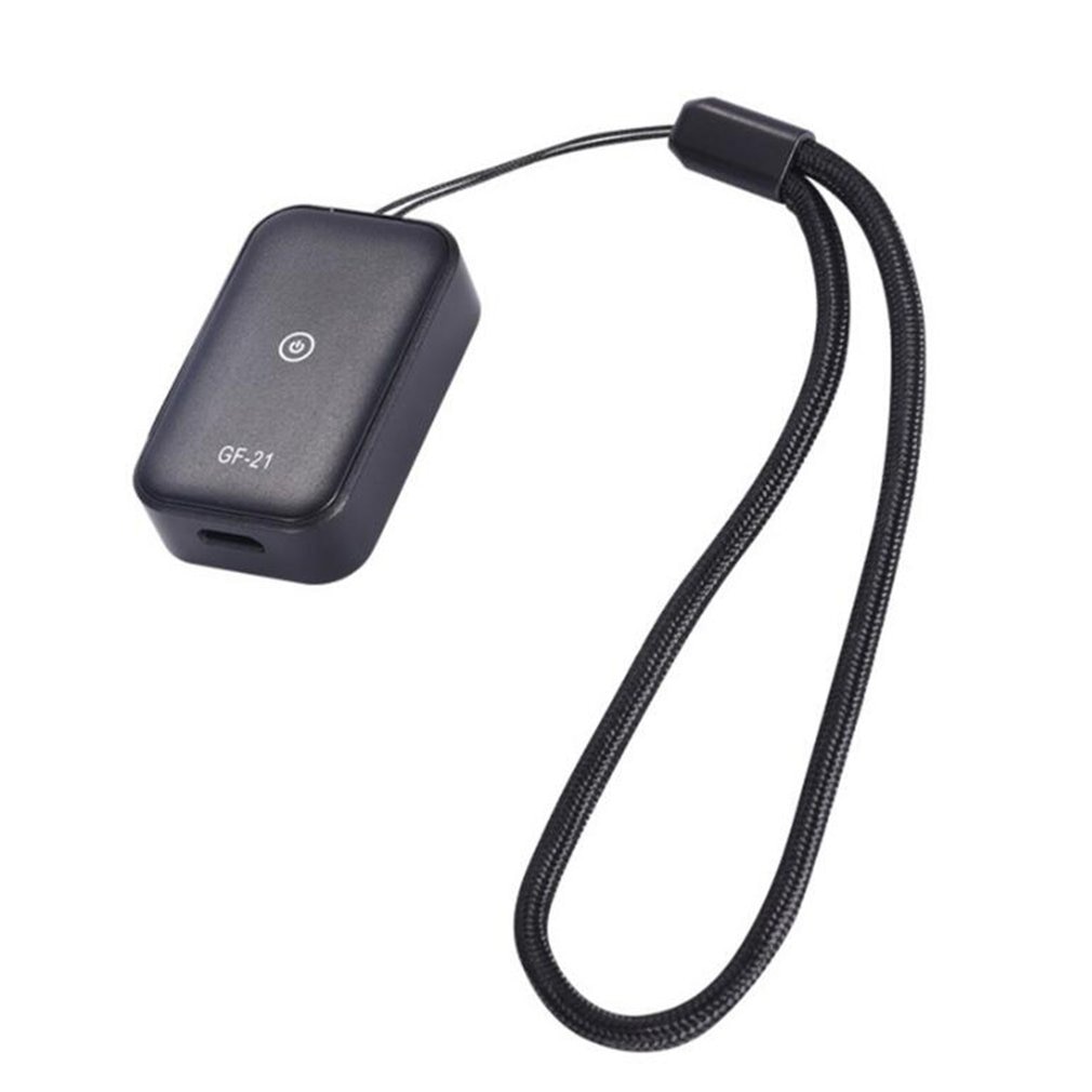 Gf21 mini gps realtid bil tracker anti-mistet enhed stemmestyring optagelseslokator high-definition mikrofon wifi + lbs + gps pos