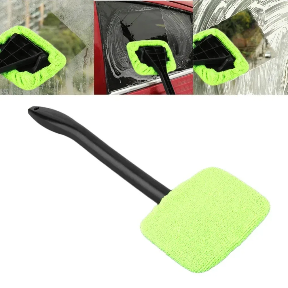 Auto Windschutzscheibe Reinigung Pinsel Bausatz Auto Fenster Wischer Hause Glas Anti-beschlag Staub Handtuch Mit Lange Griff Reiniger Pinsel Waschen Werkzeug