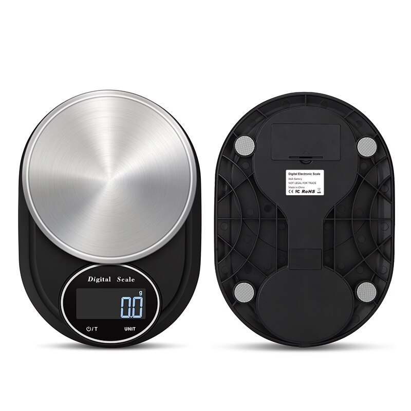Báscula de peso portátil para cocina, balanza Digital de alimentos precisa de 5kg y 0,1g, 7 unidades, 10kg, 1g