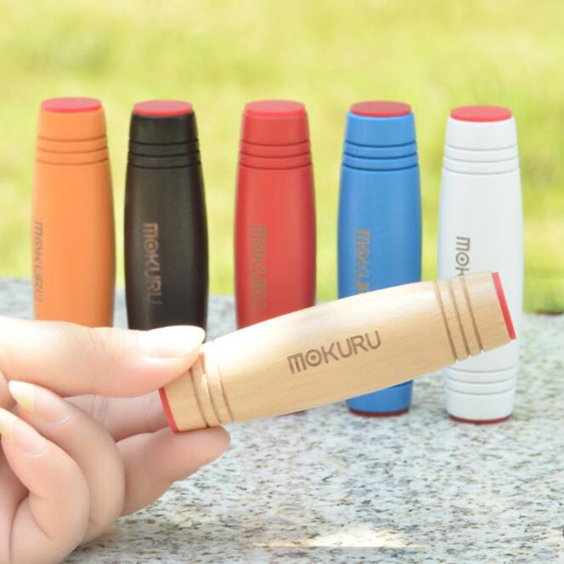 Japan Mokuru Rollver Flip Stick Fidget Sticks Anti Stress Reliever Hand Tumbling Desktop Improve Focus Reaction Toys