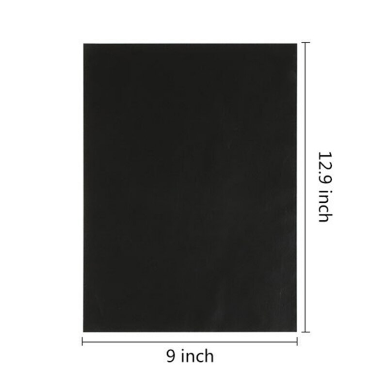 100Pcs Zwart A4 Copy Carbon Papier Schilderen Tracing Papier Graphite Schilderen Herbruikbare Schilderen Accessoires Leesbaar Tracing