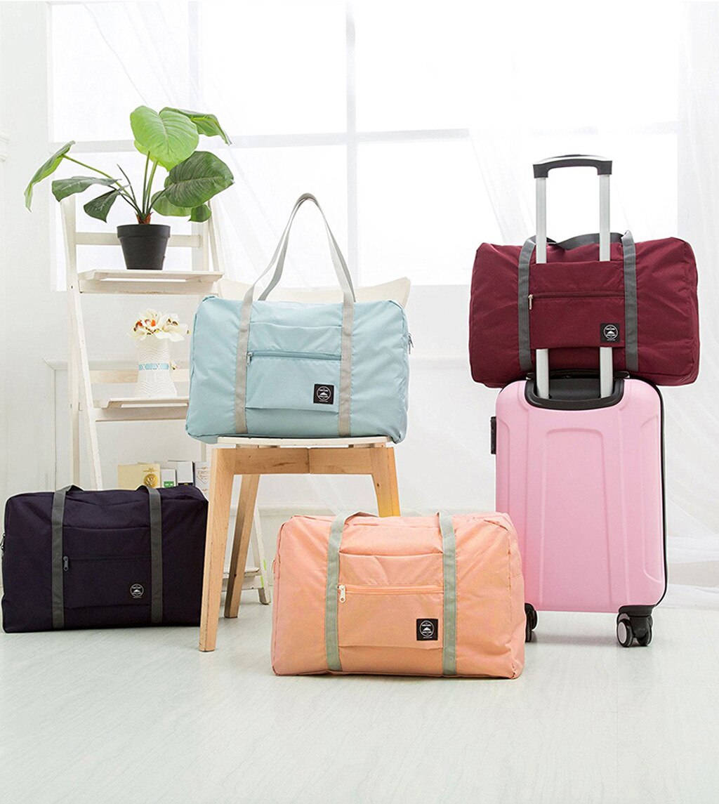 Large Capacity Overnight Travel Bag Travel Carry on Luggage Weekend Bag For Man Women Nylon Folding Waterproof Oversized Bag