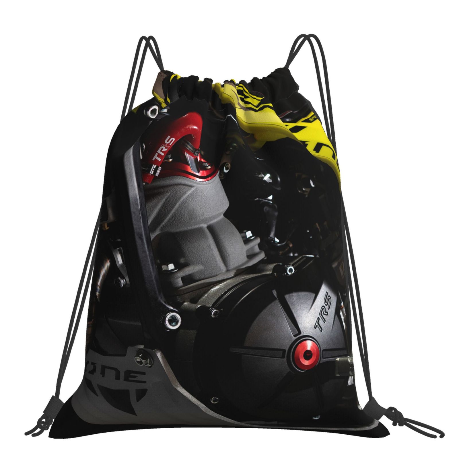TRS Motorcycle Waterproof Drawstring Backpack Backpack Unisex Sports Fitness Travel Outdoor Sports Drawstring Pocket