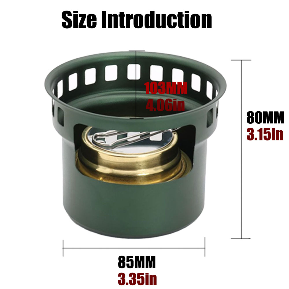 Spritkomfur campingudstyr madlavning udendørs udendørsudstyr tilbehør ovn lejr mini lejr madlavningsudstyr vandreture